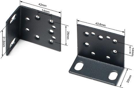 Produktbild TP-Link RACKMOUNT KIT-13 - RackMount Kit-13 - Rack mount bracket kit, 13"