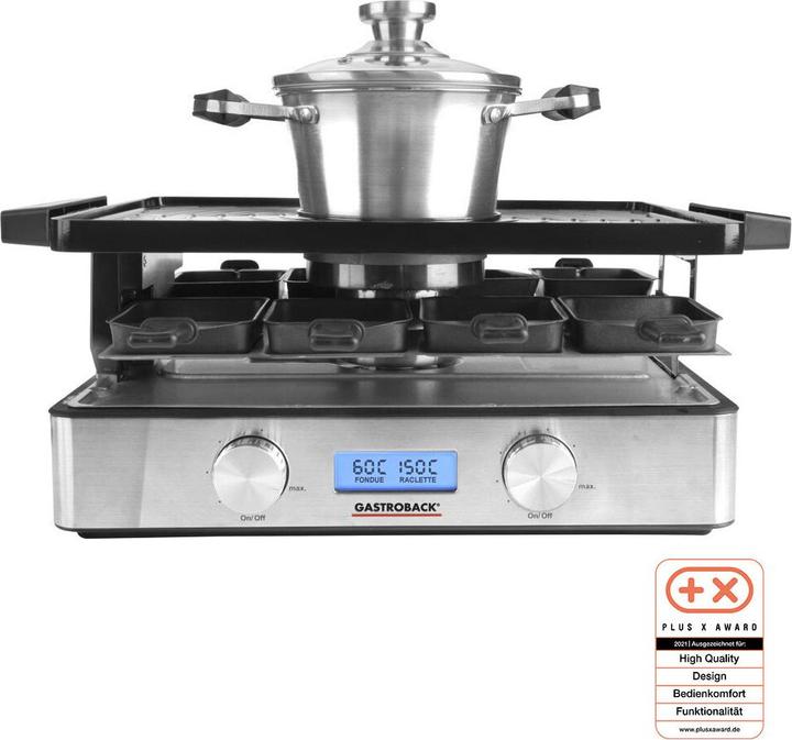Actual product image Gastroback Raclette Fondue Advanced Plus