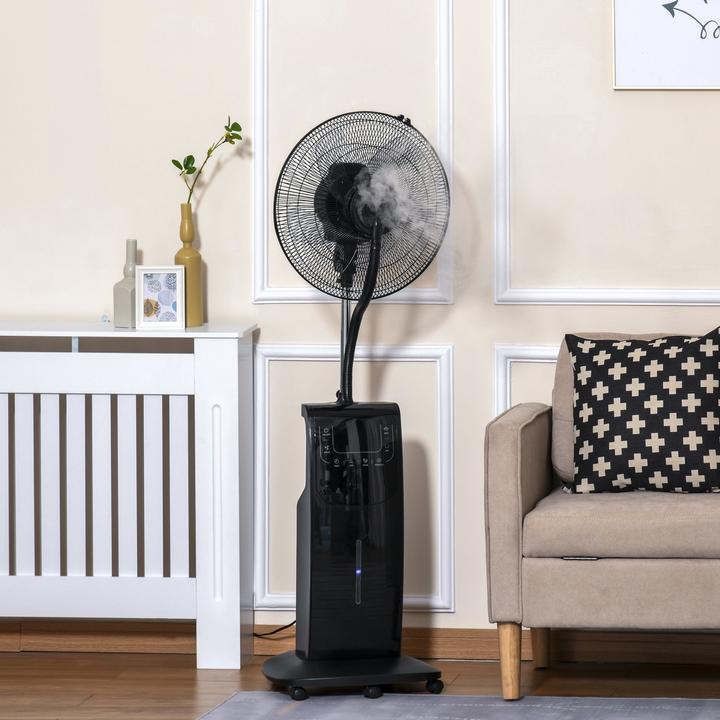 Actual product image Jamb Pedestal fan with atomizer