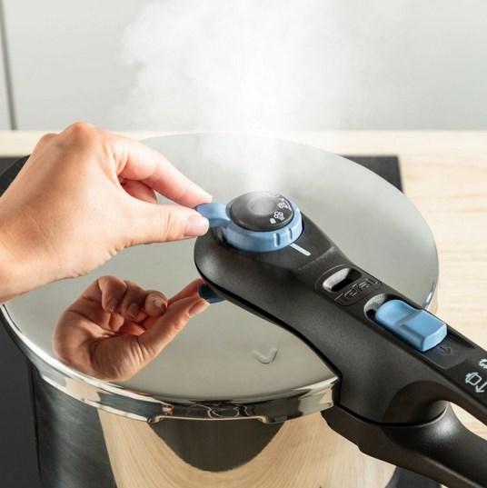 Produktbild Tefal P2584301 Secure (22 cm, Dampfkochtopf, Kochtopf, Edelstahl)