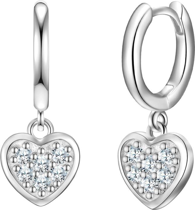 Produktbild Glanzstücke München Damen Ohrringe Herz Sterling Silber - 34610 (Sterling Silber)