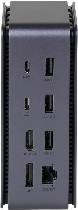 Produktbild eSTUFF USB4 Pro Dual Dock (USB-C, 7 Ports)