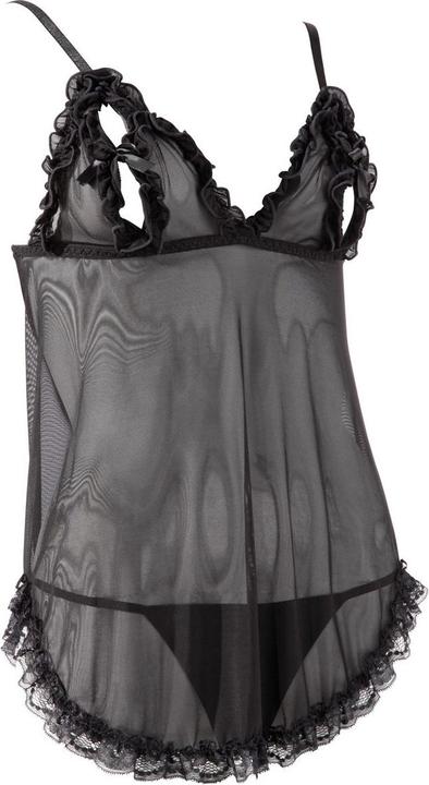 Actual product image Cottelli Collection Babydoll with ruffles (XL)