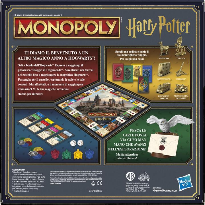 Produktbild Hasbro Gaming Monopoly Harry Potter (Italienisch)