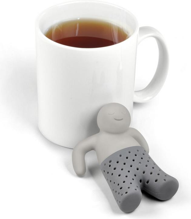 Image du produit PhoneLook Infuseur à thé en silicone Mr. Tea pour thé en sachet ou en feuilles Gris