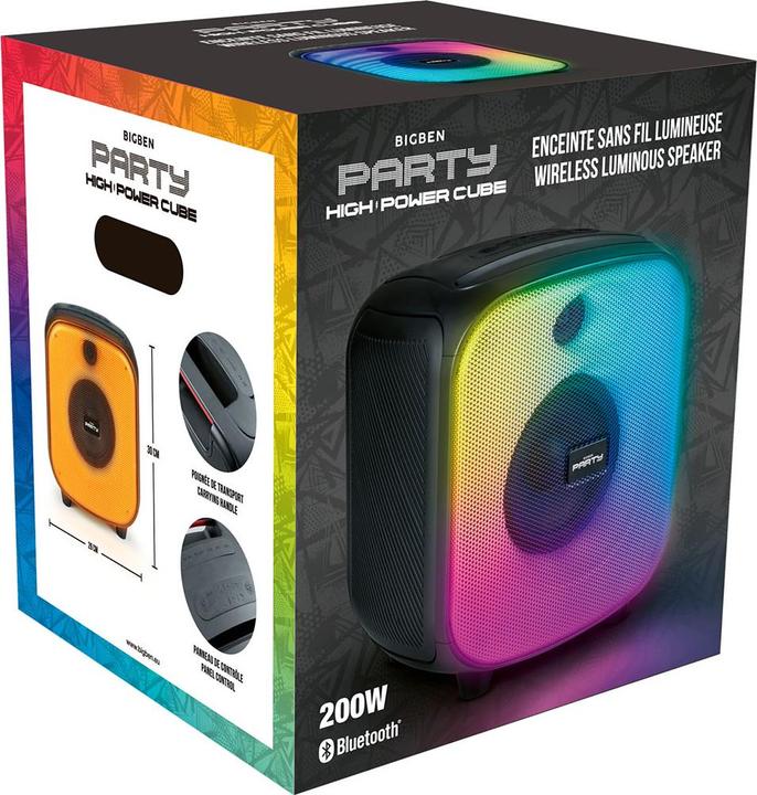 Image du produit Bigben PARTY Cube - Haut-parleur BT (7 h)