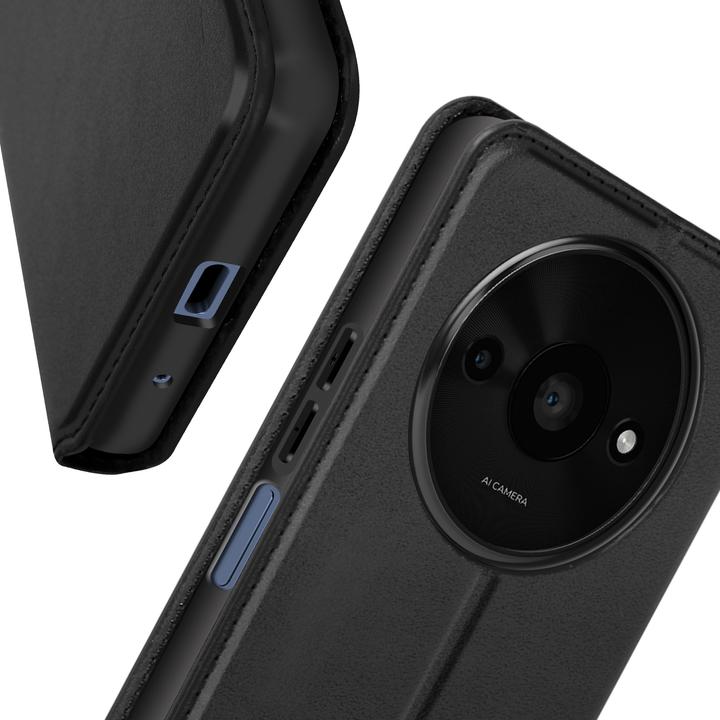 Actual product image Avizar Classic Edition, back cover with magnetic flap Series (Xiaomi Redmi A3)