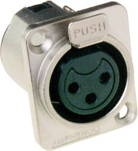 Produktbild Amphenol 3 pole XLR Socket female in Type D