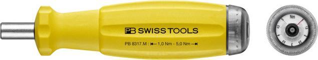 Image du produit PB Swiss Tools MecaTorque - Poignée dynamométrique avec support magnétique (1/4", 1 Nm, 5 Nm)