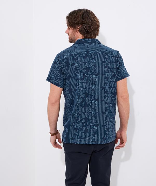 Actual product image Joe Browns Embroidered Linen Revere Collar Shirt (XL)