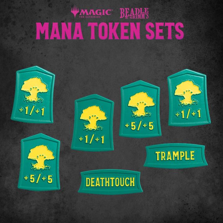 Actual product image Beadle & Grimm´s Magic the Gathering Dice and Token Pack Green Mana