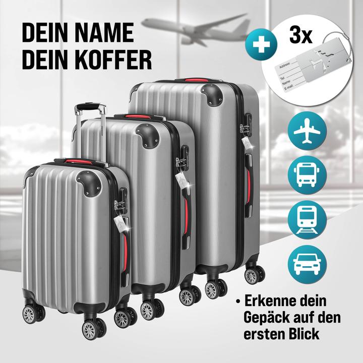Image du produit Monzana Valise rigide avec accessoires Lot de 3