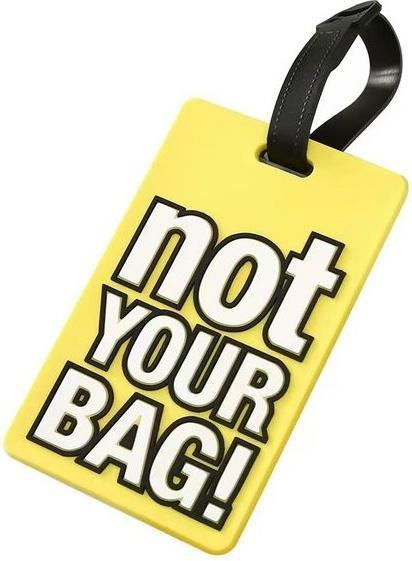 MU Style Not Your Bag Series Gepäckanhänger mit Adressschild (Schlösser & Anhänger)
