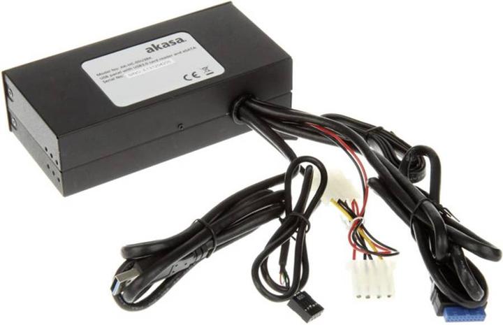 Image du produit Akasa AK-HC-05U3BK Lecteur de cartes interne à 6 ports USB 3.0 - noir (SATA, USB 2.0)