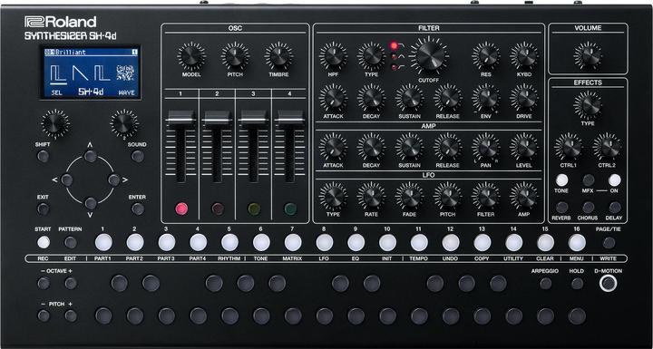 Actual product image Roland SH-4D Desktop Synthesizer
