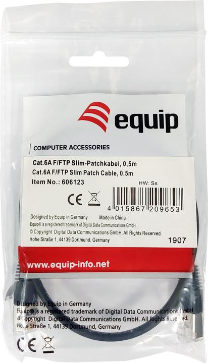 Produktbild equip Patchkabel (F/FTP, CAT6a, 0.50 m)