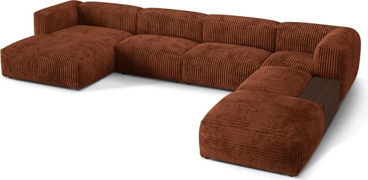Actual product image Micadoni Modular Panoramic Right Corner Sofa, "Martina", 5 Seats, 406x280x75 Made in Europe (Sofa landscape)
