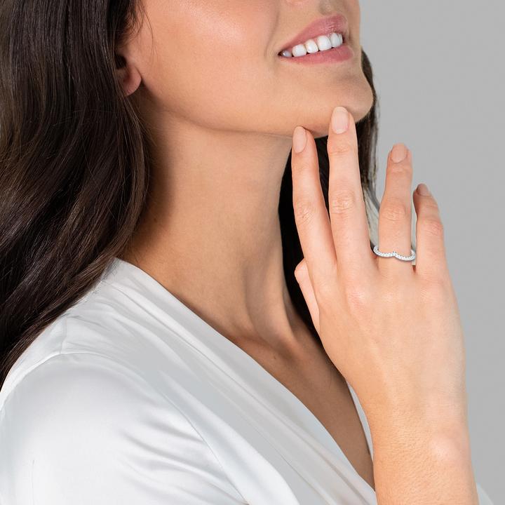 Produktbild Trilani Damen Sterling Silber Zirkonia silber - 12570 (60, 925 Silber)