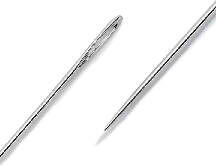 Image du produit Prym Aiguilles à perles en acier, argent n° 10, 0.45 x 55 mm, lettre 25 pcs.