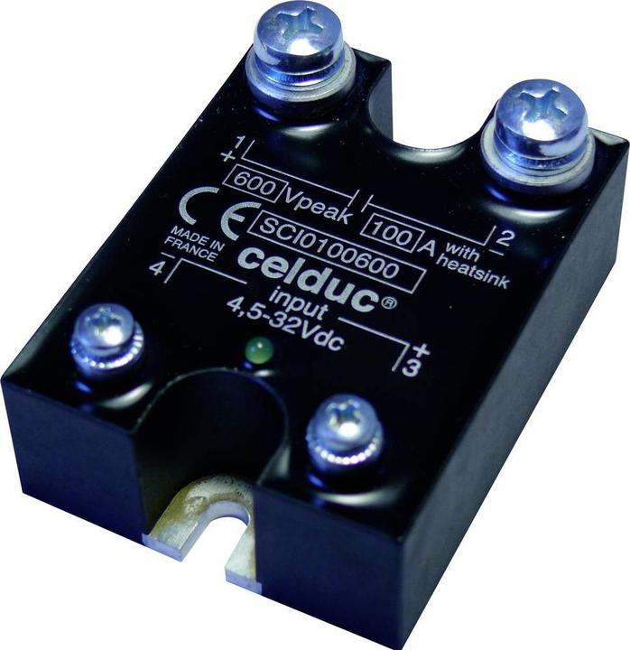 Actual product image Celduc relay Solid state relay SCI0100600 100A 1pc.
