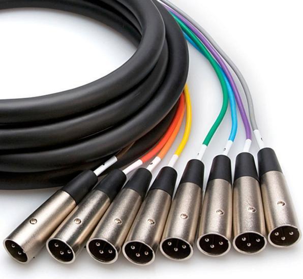 Image du produit Hosa DTM-803 Câble multiconducteur 8x XLR-M DB25 3m (3 m)