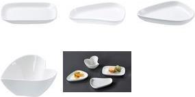Produktbild Ritzenhoff & Breker Dipschale GUSTO dreieckig, weiss aus Porzellan, spülmaschinenfest