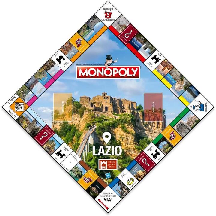 Immagine prodotto Winning Moves Monopolio - I Borghi Più Belli D'Italia - Lazio