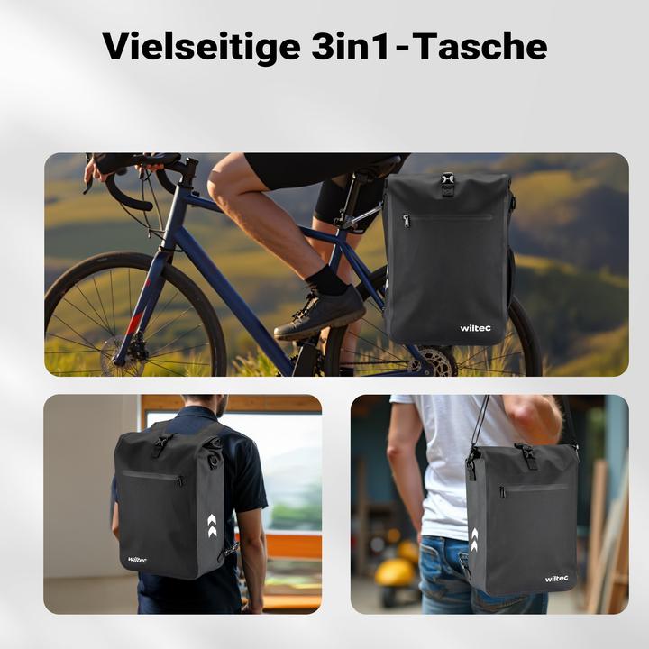 Produktbild Wiltec Gepäckträgertasche (25 l, Gepäckträgertasche)