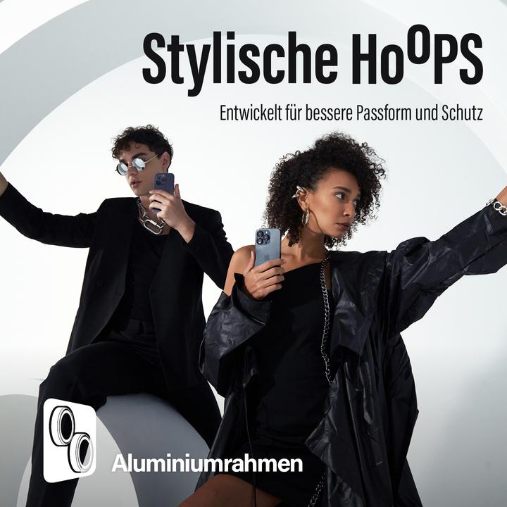 Produktbild PanzerGlass Hoops Camera Lens Protector (1 Stück, Apple iPhone 15)