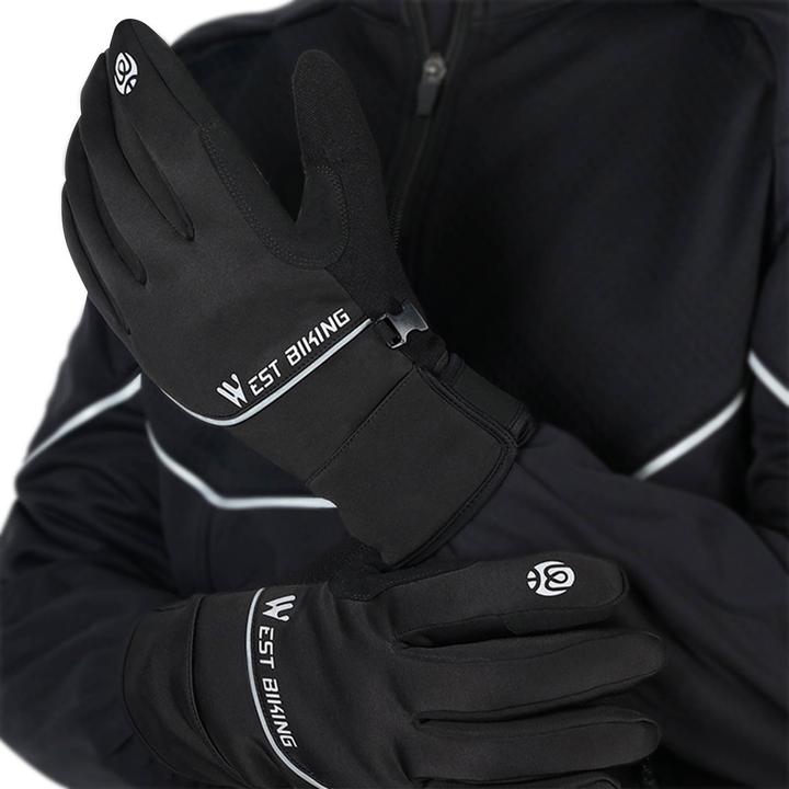 Produktbild Avizar West Biking Unisex Sporthandschuhe & Touchscreen-Handschuhe, Grösse S - Schwarz (S)