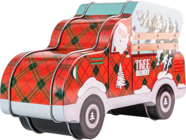 Produktbild miniSchoggi Guetzlidose Santa Car Tree Delivery, 190 x 63 x 110 mm