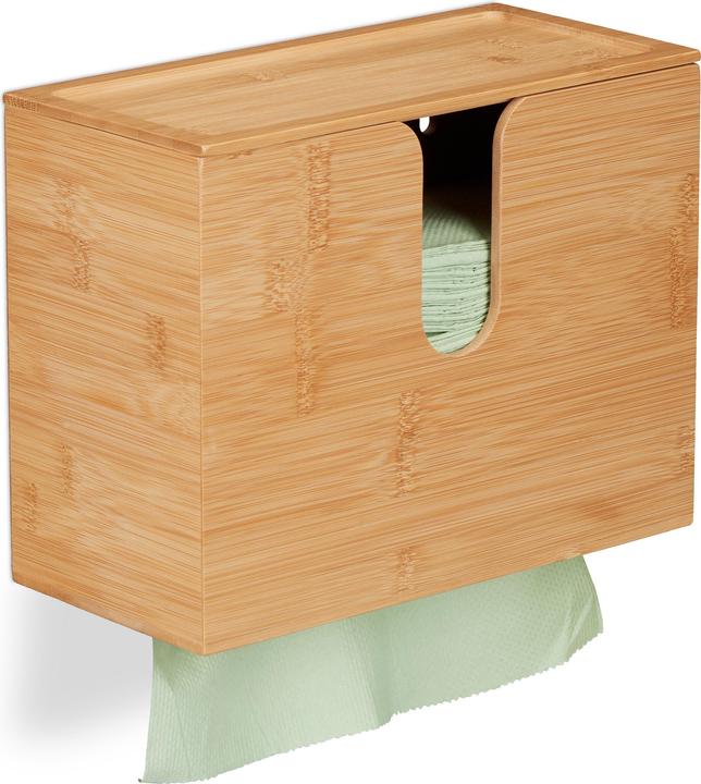Relaxdays Distributeur de serviettes en papier
