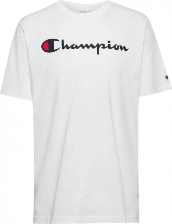 Champion Koszulka męska SS Tee biała 220256 WW001 XL (XL)