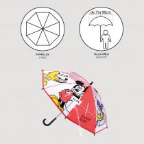Actual product image Mickey umbrella poe manual, 42 cm, red