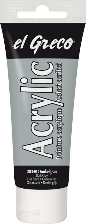 Produktbild Kreul el Greco Acrylic 75ml (Dunkelgrau, 75 ml)