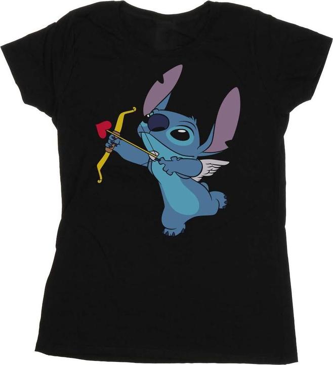 Disney Lilo And Stitch Stitch Cupid Valentines TShirt (M)