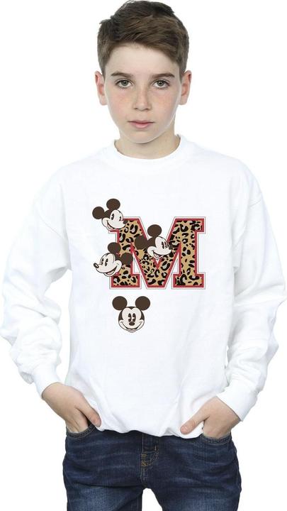 Actual product image Disney Boys Mickey Mouse M Faces Sweatshirt (152, 158)