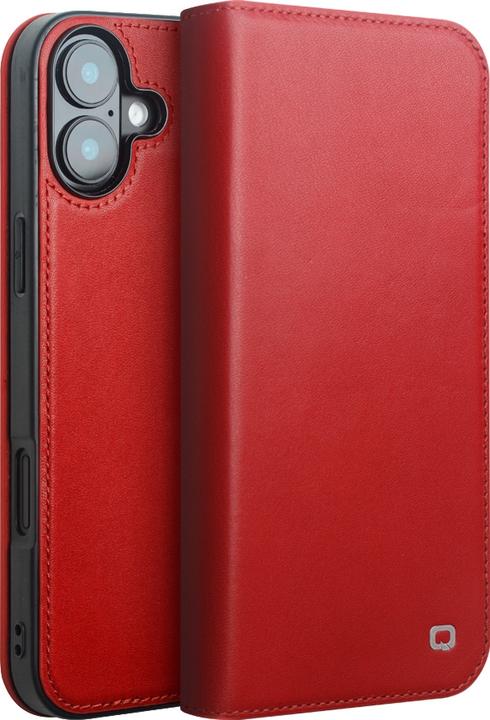 Actual product image QiAlino Flip Matt Wallet case (Apple iPhone 16 Plus)
