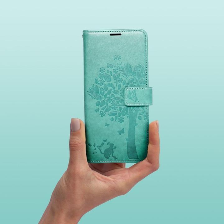 Produktbild Forcell Back panel cover OEM MEZZO Book case for SAMSUNG A32 LTE ( 4G ) tree green