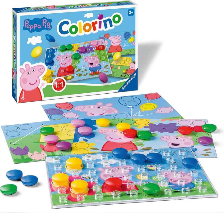 Immagine prodotto Ravensburger Gioco per bambini Peppa Pig Colorino (Tedesco, Spagnolo, Francese, Olandese, Italiano, Portoghese, Inglese)