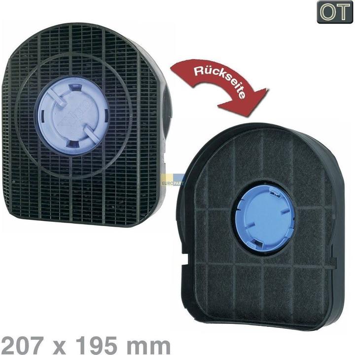 Produktbild WPRO Antibakterieller Aktivkohlefilter DKF42, 481281718522 - CHF200/1 - 484000008577