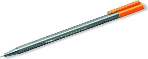 Actual product image Staedtler 334 Fineliner trip neon orange (Orange, 1 x)