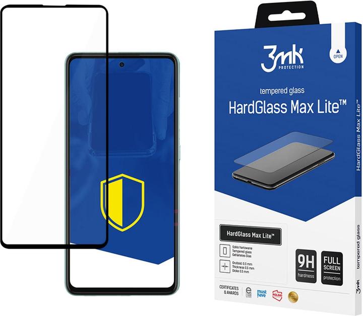 Actual product image 3MK Hardglass Max Lite screen protector (1 Piece, Samsung Galaxy A52, Samsung Galaxy A52 5G, Samsung Galaxy A52s 5G)