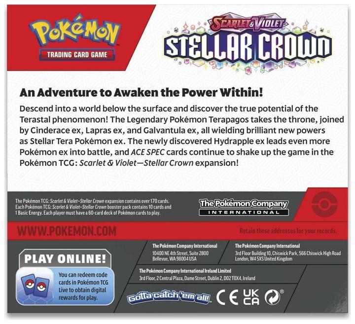 Produktbild Pokémon Stellar Crown (Englisch, Booster Display)