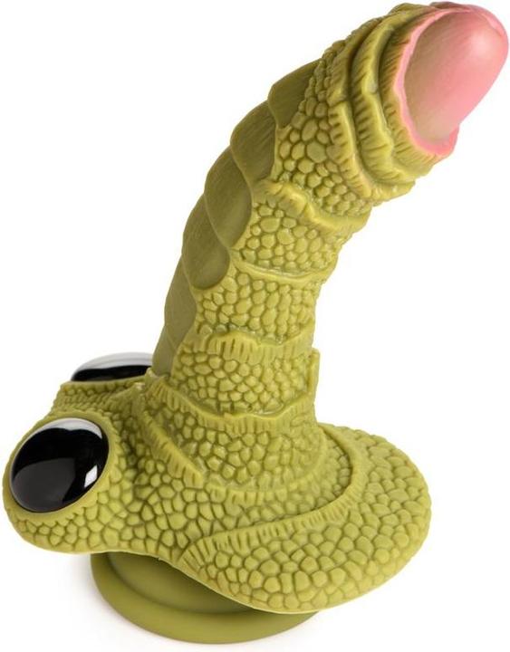 Image du produit Creature Cocks Swamp Monster Scaly Silicone Dildo - Black