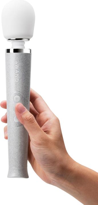 Actual product image Le Wand Petite All That Glimmers Rechargeable Vibrating Massager White