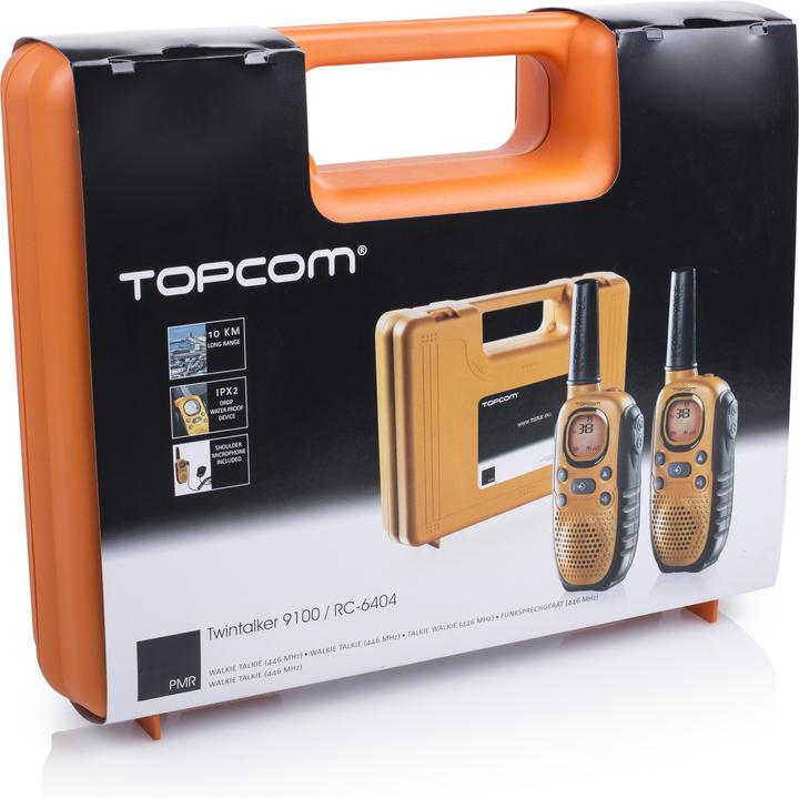 Actual product image Topcom Twintalker 9100 Long Range, Set of 2 (9 km)