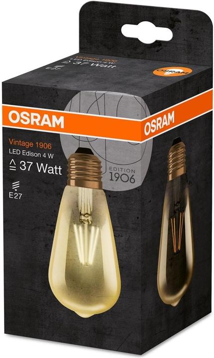 Actual product image Osram Edison Vintage (E27, 4 W, 420 lm, 1 x, F)