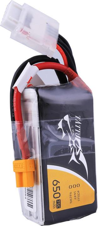 Productafbeelding Tattu RC batterij LiPo 650 mAh 14,8 V 75C (14.80 V, 650 mAh)