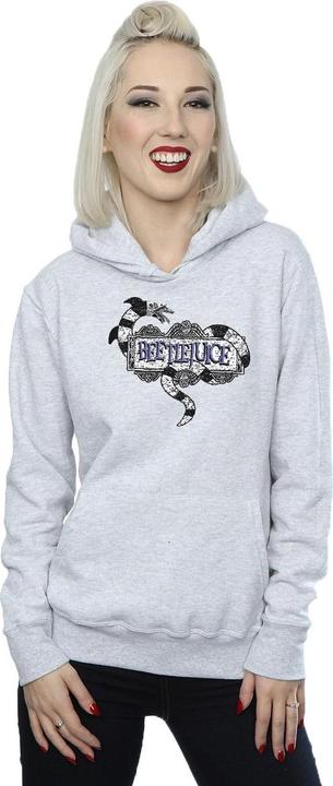 Produktbild Beetlejuice Sandworm Logo Kapuzenpullover (L)